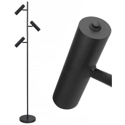 Afbeelding van Freelight Vloerlamp Undici Zwart 3 Lichts Mini GU10