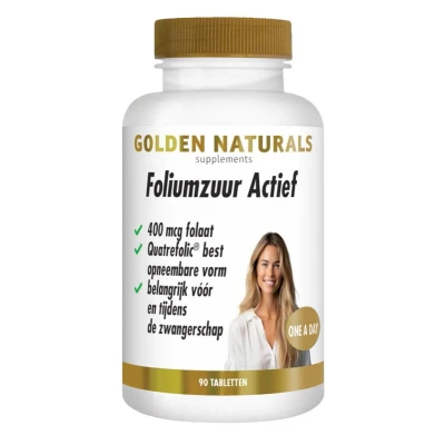 Afbeelding van Foliumzuur Actief 90 Tabletten