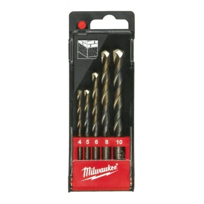 Afbeelding van Milwaukee set steenboren in kunststof cassette 5 dlg