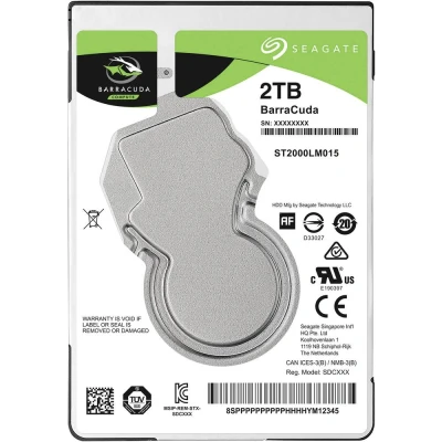 Afbeelding van Seagate BarraCuda® 2 TB Harde schijf (2.5 inch) SATA 6 Gb/s ST2000LM015 Bulk