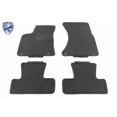 Afbeelding van VAICO V10 6842 Vloermatset Rubber voor en achter 4 Zwart Op maat gemaakt AUDI: Q5