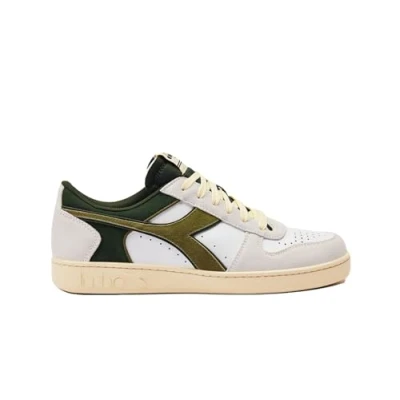 Afbeelding van Diadora Magic Basket Unisex Sneakers laag, Maat: 44, Super white/marlin Leer