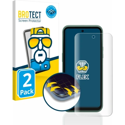 Afbeelding van BROTECT Screenprotector voor Nokia XR21 Folie Beschermfolie transparant volledig dekking (2 Stuks)
