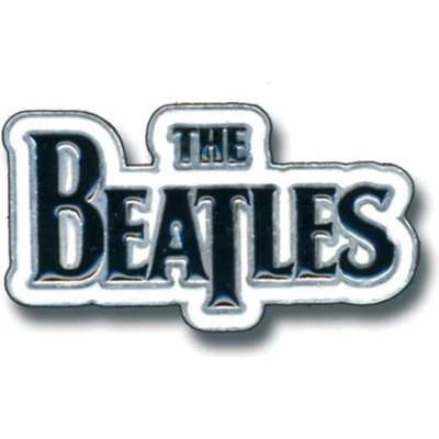 Afbeelding van The Beatles Drop T Logo Pin Zwart/Wit