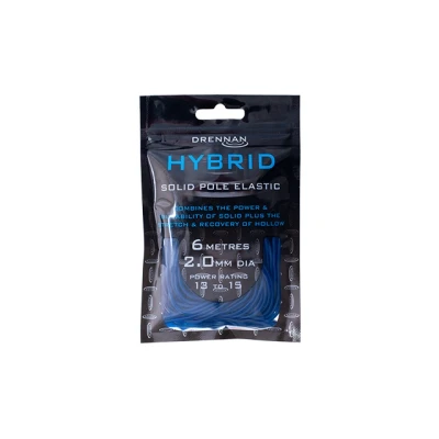 Afbeelding van Drennan Hybrid Solid Pole Elastic (6m) Maat : 2.0mm Blue