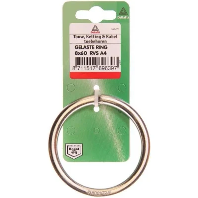 Afbeelding van Gelaste ring 4x30 rvs 2st Deltafix