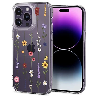 Afbeelding van Spigen Cyrill Cecile Hoesje Geschikt voor Apple iPhone 14 Pro Max Flower Garden