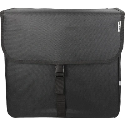 Afbeelding van Dubbele fietstas Edge Luxe Shopper 40 liter 38 x 14cm (2x) zwart