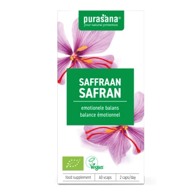Afbeelding van Purasana Saffraan Capsules 60CP