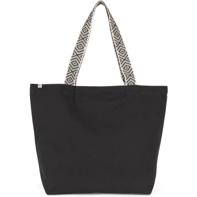 Afbeelding van Kimood Grote gerecyclede shopper KINS118 Black Night / Ethnic