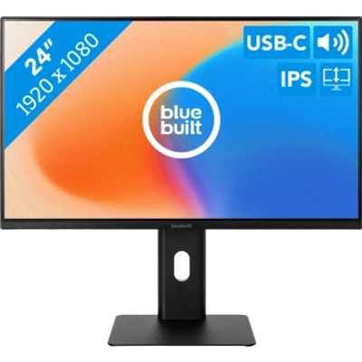 Afbeelding van BlueBuilt 24 inch Full HD Monitor met USB C