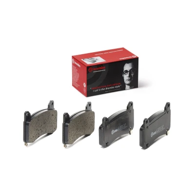 Afbeelding van BREMBO P 09 029 Remblokkenset Met akoestische slijtagewaarschuwing Zonder toebehoren TESLA: Model Y, 3