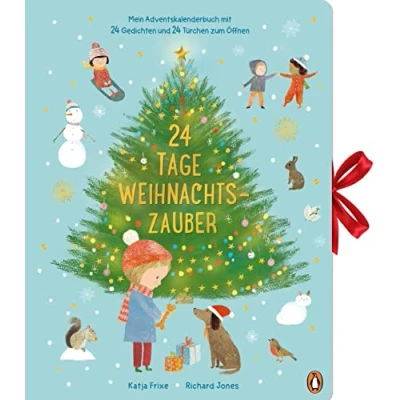 Afbeelding van 24 Tage Weihnachtszauber Mein Adventskalenderbuch mit Gedichten und Türchen zum Öffnen