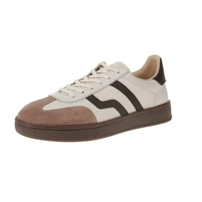 Afbeelding van GANT Cuzima Sneakers laag, Dames, Maat: 37, Off white/brown Leer