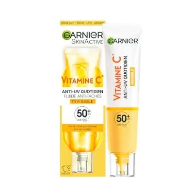 Afbeelding van Garnier Vitamine C Anti UV Dagelijks Onzichtbaar SPF 50 40 ml