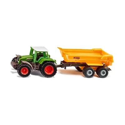 Afbeelding van Siku Tractor Met Aanhanger Fendt, Krampe 1:87