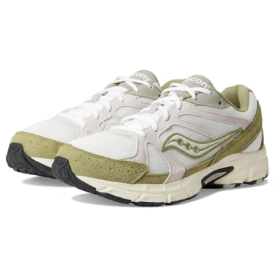 Afbeelding van Saucony RIDE Millennium Unisex Sneakers laag, Maat: 41, White/green Leer en textiel