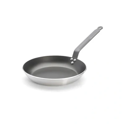 Afbeelding van De Buyer Ronde pan met antiaanbaklaag CHOC van aluminium Diameter 28 cm Zilver