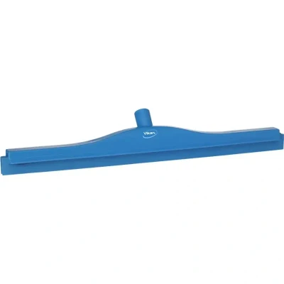Afbeelding van Vikan Vloertrekkers Met Vaste Nek Full Colour Hygiëne Vloertrekker Polypropyleen En Tpe Rubber 60cm Breed Blauw