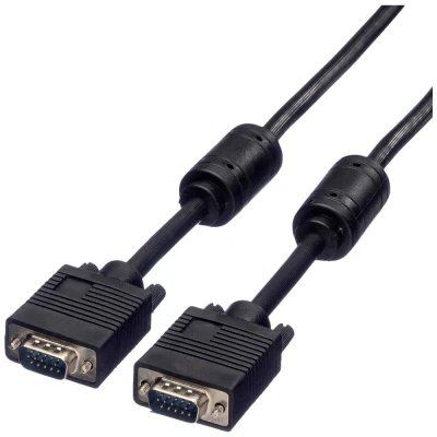 Afbeelding van ROLINE SVGA kabel HD15 M/M met ferrietkern, 20 m