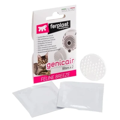 Afbeelding van Voordeelset: Ferplast elektronisch geurfilter Genicair vervangingsfilter (4 stuks) kat