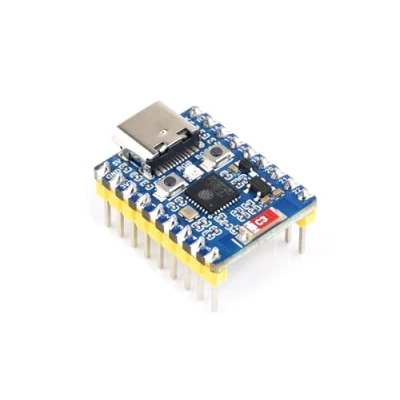 Afbeelding van ESP32 C6 WiFi 6 mini ontwikkelingskaart met voorgesoldeerde kop, C6FH4 module 32 bits RISC V processor, + Bluetooth 5 mesh, compatibel ESP IDF,