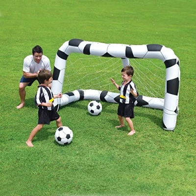 Afbeelding van Opblaasbaar Voetbaldoel 213 X 122 137 Cm