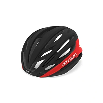 Afbeelding van Fietshelm Giro Syntax maat L Mat zwart rood