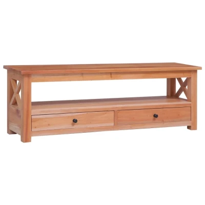 Afbeelding van Tv meubel 120x30x40 cm massief mahoniehout