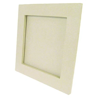 Afbeelding van Décopatch CD026C een houder van bruin papier maché, 1 x 19,5 cm, plat vierkant frame