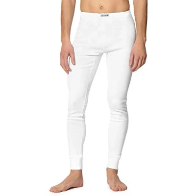 Afbeelding van Timone Heren Thermobroek Sport Sporbroek Lang Katoen TI TI30 127 Wit XL