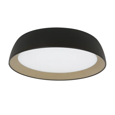 Afbeelding van Steinhauer plafonniere Mykty zwart metaal 45 cm ingebouwde LED module 3688ZW