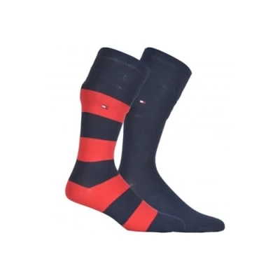 Image de Tommy Hilfiger Chaussettes (Lot de 2) Homme, Bleu (Tommy Original), FR: 43 46 (Taille fabricant: 43)