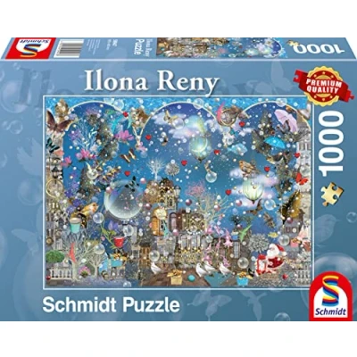 Afbeelding van Schmidt Spiele 59947 Ilona Reny, blauwe nachthemel, puzzel 1000 stukjes