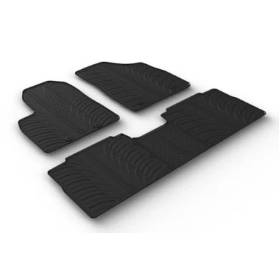 Afbeelding van Gledring 0378 Vloermatset Rubber 5 zwart