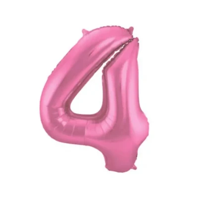 Afbeelding van Ballon folie 4 Mat Roze 86cm