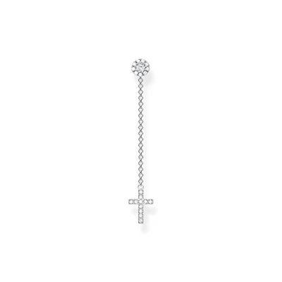 Afbeelding van Thomas Sabo Dames Enkel Oorbellen 925 Zilver Zirkonia One Size 88482581