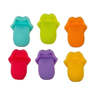 Afbeelding van glasmarker 6 stuks glazen marker Glaslabel Wijnglas markers Glasmarkeerders Kraaltjes Wijnglasmarkeerders