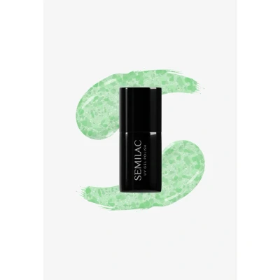 Afbeelding van Semilac UV GEL Polish Nagellak: base coat, Dames, Maat: 7 ml, Frozen pistachios