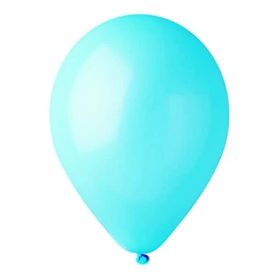 Image de Lot de 100 ballons en latex naturel qualité supérieure G120 (Ø 33 cm / 13 &quot;), bleu clair