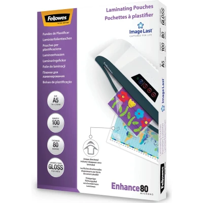 Afbeelding van Fellowes lamineerhoes Enhance80 ft A5, 160 micron (2 x 80 micron), pak van 100 stuks