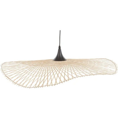 Afbeelding van Beliani FLOYD Hanglamp Lichte houtkleur Bamboehout