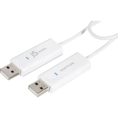Afbeelding van j5create KVM Aansluitkabel [1x USB A 2.0 stekker 1x stekker] 1.80 m Wit