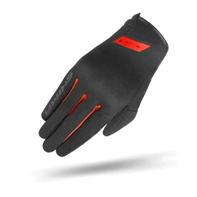 Afbeelding van SHIMA ONE EVO Motorhandschoenen van textiel, kort, voor dames, motorhandschoenen, zomer, afgeschermd, geperforeerd, geventileerd, versterkt, licht (dames, rood, M)