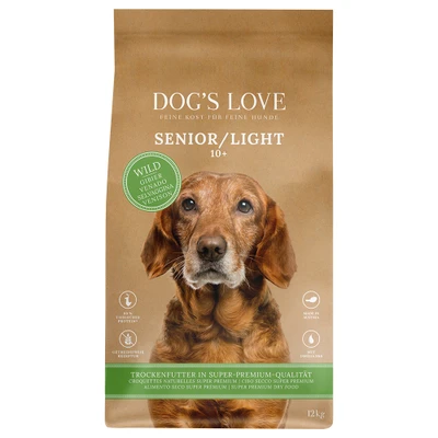 Afbeelding van 12kg Dog&#039;s Love Senior/Light Wild Droog Hondenvoer