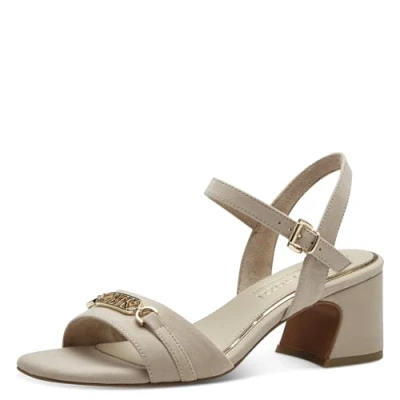 Afbeelding van Marco Tozzi 2 88304 42, damessandalen, beige, 38 EU, Diverse
