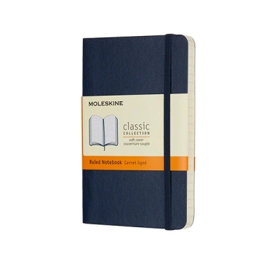 Image de Carnet ligne poche souple saphir