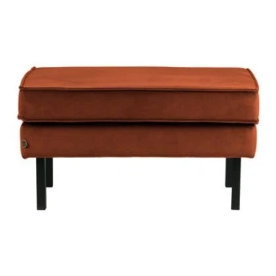 Afbeelding van BePureHome Rodeo Hocker Velvet Roest