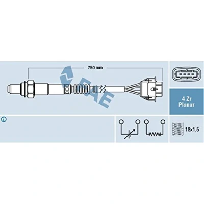 Afbeelding van Fae Lambda sonde 77308