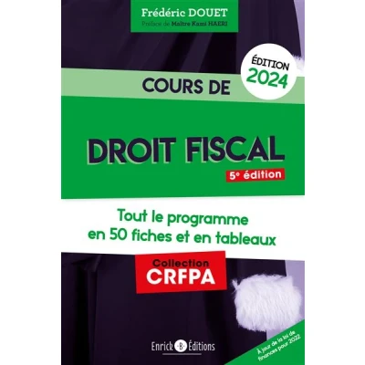 Image de Cours de droit fiscal 2024